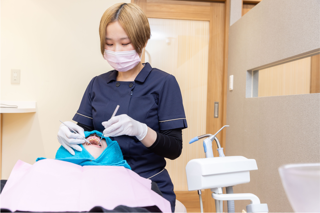 歯科衛生士による歯周病治療